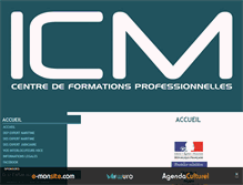 Tablet Screenshot of icmformation.com